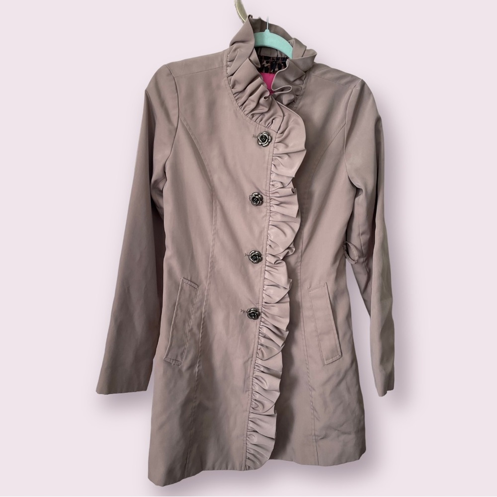 Betsey Johnson ruffle jacket